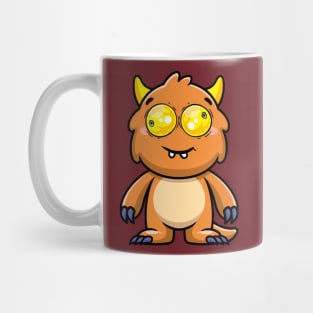Baby Monster Brown Crazy Mug